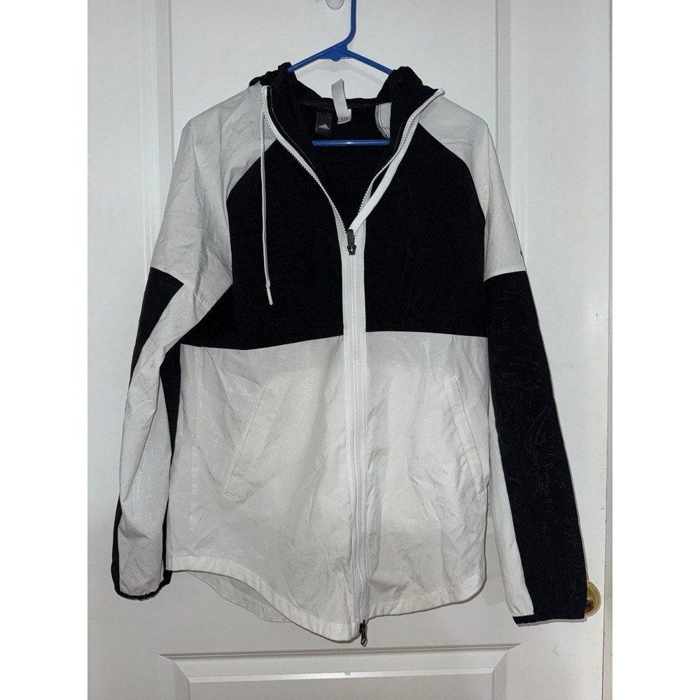 Adidas Athletic Jacket with Hood & Pockets